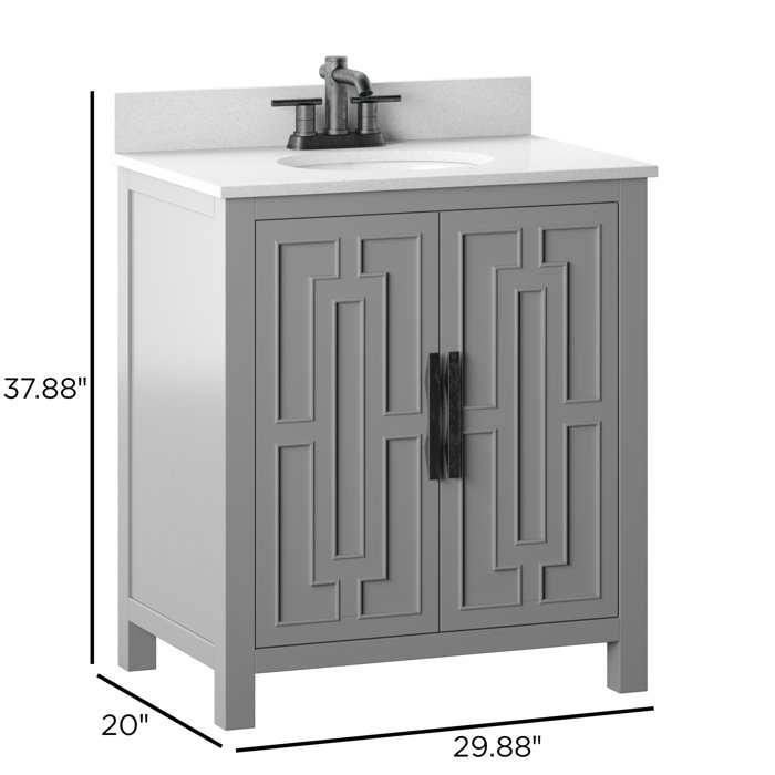 Etta Avenue™ Casandra 29.88'' Freestanding Single Bathroom Vanity with